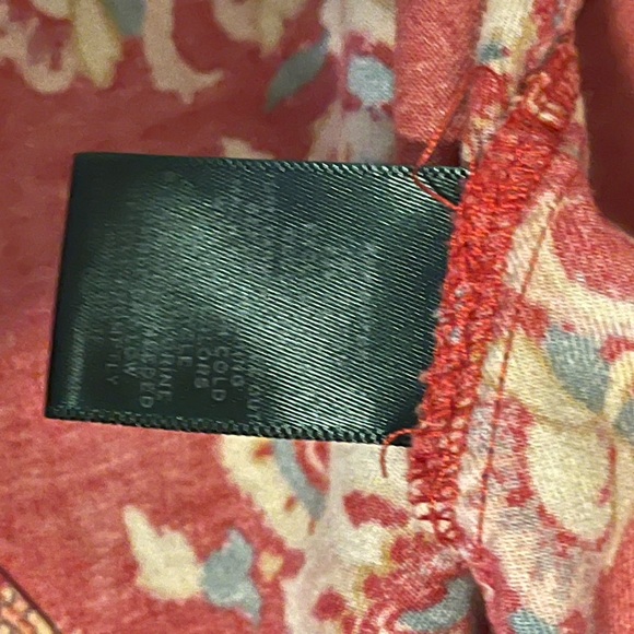 Ralph Lauren Red Paisley Shirt - Picture 8 of 9